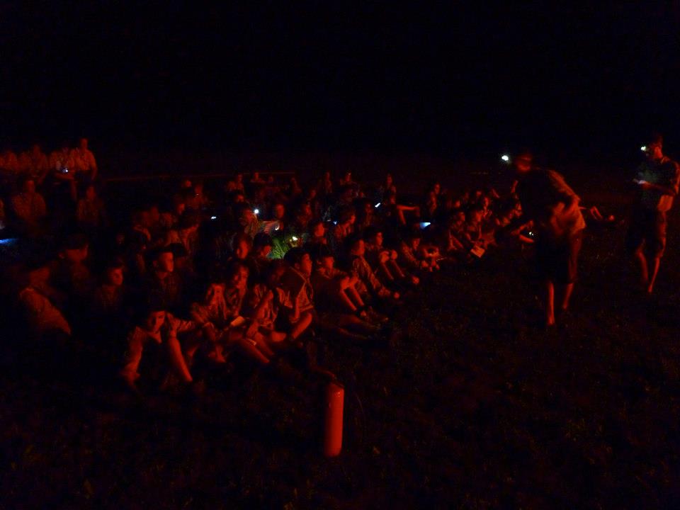 Sint-Martinus den XIIde - Kamp Curfoz 2013 Groot Kampvuur